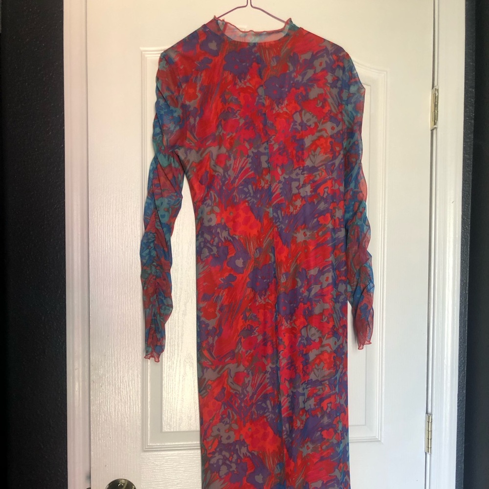 Mesh Midi dress